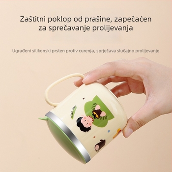 One Wheat dječja čaša za mlijeko od 316 nehrđajućeg čelika, sladak stil, otporna na padove