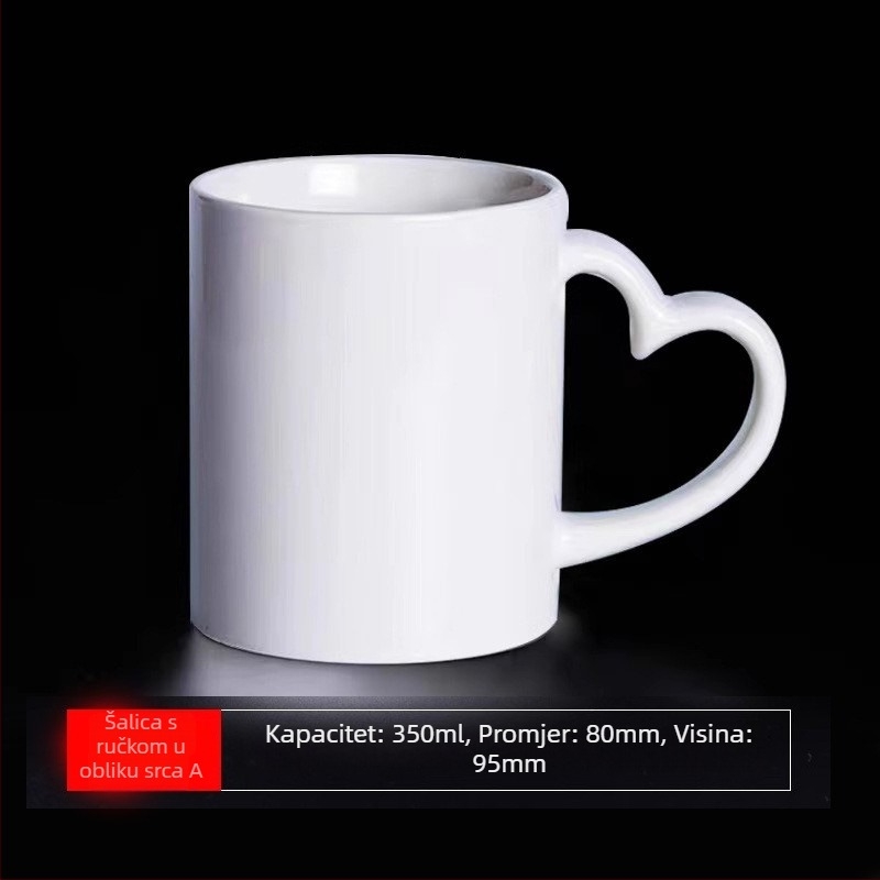 Keramička šalica za djecu s karikaturnim autoportrétom – zatvara se i ne propušta, prilagodljiv suvenir za završetak škole