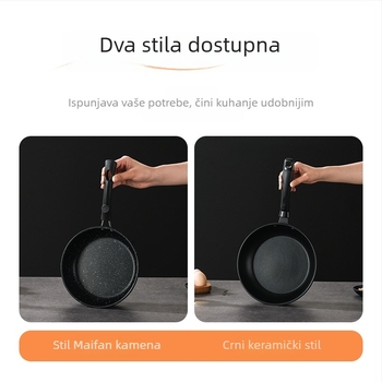 PDG3 tiganj, neprianjajuća, od kovanog željeza, kompatibilan s indukcijskim i plinskim pločama, dubina 3 cm