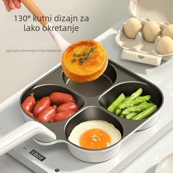 Neprijanjajući tiganj od aluminijske legure, Xiner tai TCJD-4, dubina 35 mm