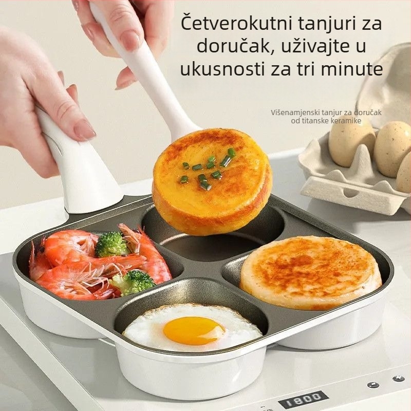 Neprijanjajući tiganj od aluminijske legure, Xiner tai TCJD-4, dubina 35 mm