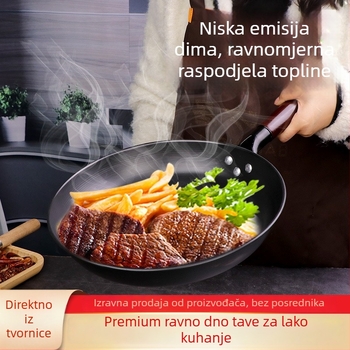 Tiganj za palačinke, neprijanjajući, od kovanog željeza, kompatibilan s indukcijom