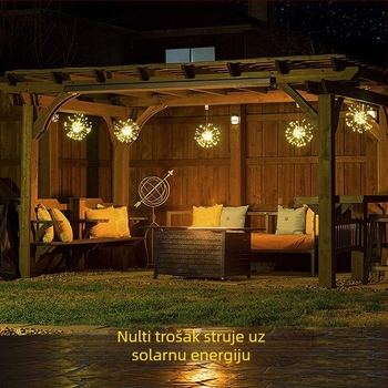 LED vrtne viseće svjetiljke za vrt, IP65 vodootporne, napajanje solarno/baterijsko/USB, model 067-hanging, oblik cvijeta, 0.04W, napon ≤36V, upravljanje gumbom/daljinskim