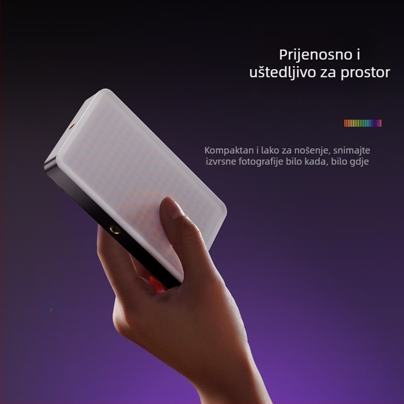 LED svjetlo za fotografiju i live streaming, prijenosni ručni panel, snaga 10-50W, 3.7V