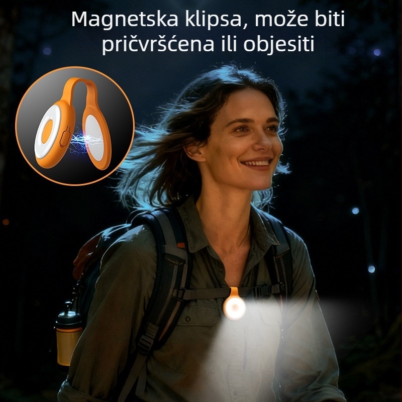 Magnetska LED rasvjeta za pametni telefon, model L03, clip-on za ručno držanje, ispod 10W, tri boje topline