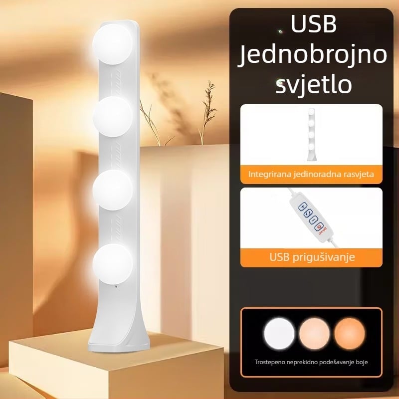 LED stolno osvjetljenje za streaming s tri temperature boje, 10W, 220V, modeli PD-55/PD-56/PD-67/PD-68