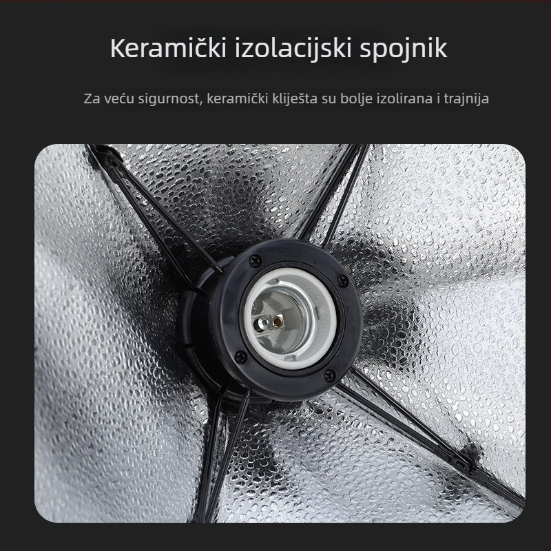 Set rasvjete za fotografiju za Live streaming sa softboxom, E27 držač lampe, 110–220V, neovisno napajanje, podesiva jačina svjetla
