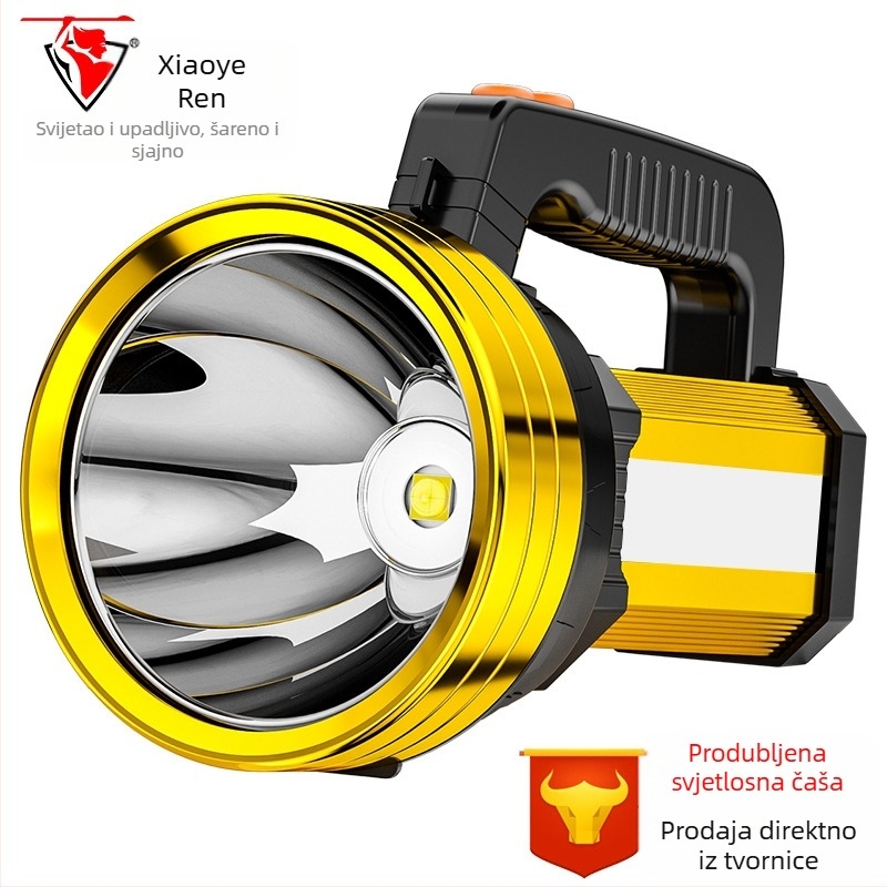 LED fenjer za kampiranje s USB punjenjem, 15W, tijelo od aluminijske legure, 8000 mAh, domet više od 500 m