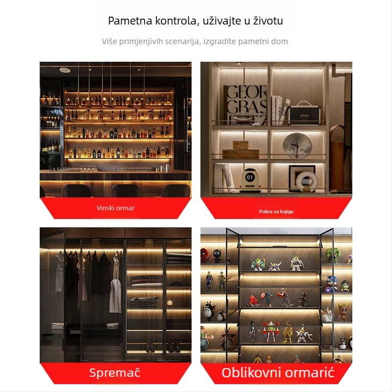 Transformator za LED traku s upravljanjem putem aplikacije i Bluetooth Mesh 2.0, 24V, 400W, aluminijsko kućište