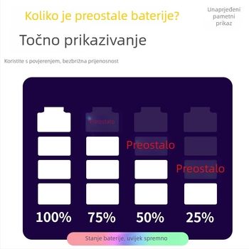 Noćna lampica s daljinskim upravljačem, ugrađena baterija, sat, ambijentalno osvjetljenje