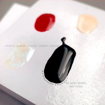 Alati za nokte: Jednokratna paleta s papirom za bojanje, Višenamjenski alat za lakiranje noktiju — Marka che gel, Neto sadržaj 0.1, Materijal Drugo