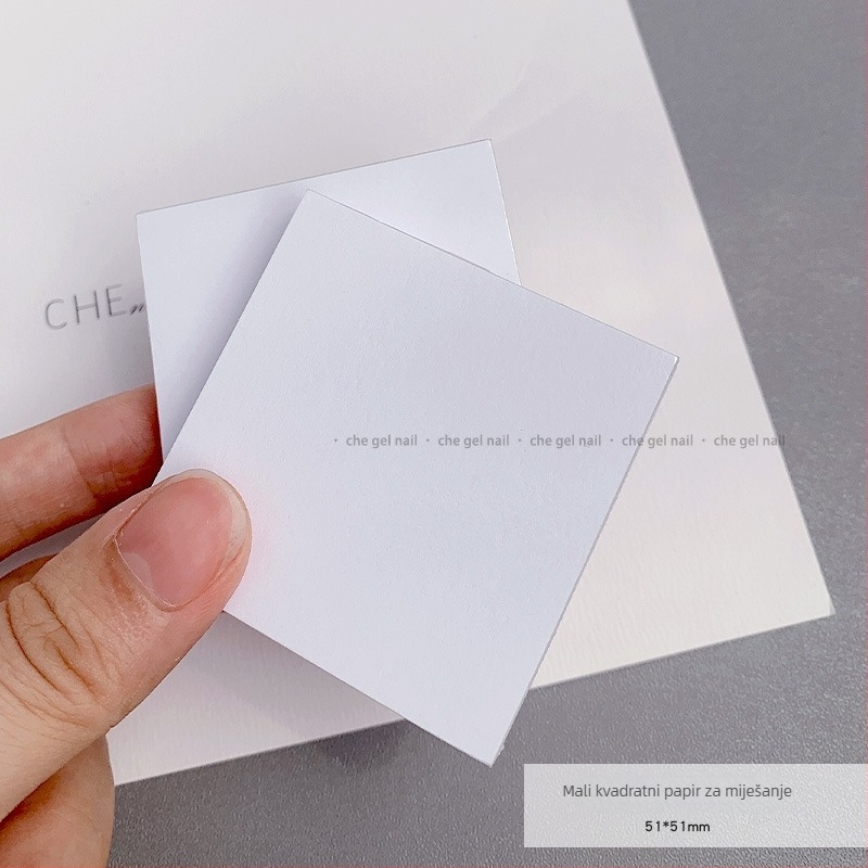 Alati za nokte: Jednokratna paleta s papirom za bojanje, Višenamjenski alat za lakiranje noktiju — Marka che gel, Neto sadržaj 0.1, Materijal Drugo