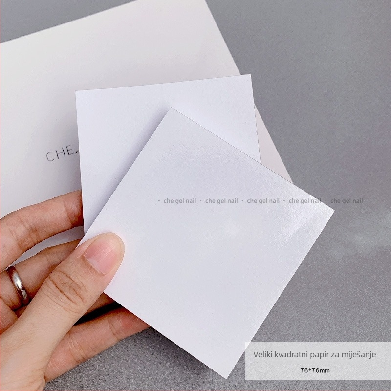 Alati za nokte: Jednokratna paleta s papirom za bojanje, Višenamjenski alat za lakiranje noktiju — Marka che gel, Neto sadržaj 0.1, Materijal Drugo