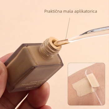 Sklopiva prozirna paleta za temeljni puder — 33 g, ploča za miješanje i skladištenje za profesionalne vizažiste