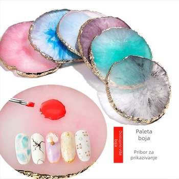 Paleta od smole za nokte s izložbenim pločom – Model A833, 60 g, Queen Fingers