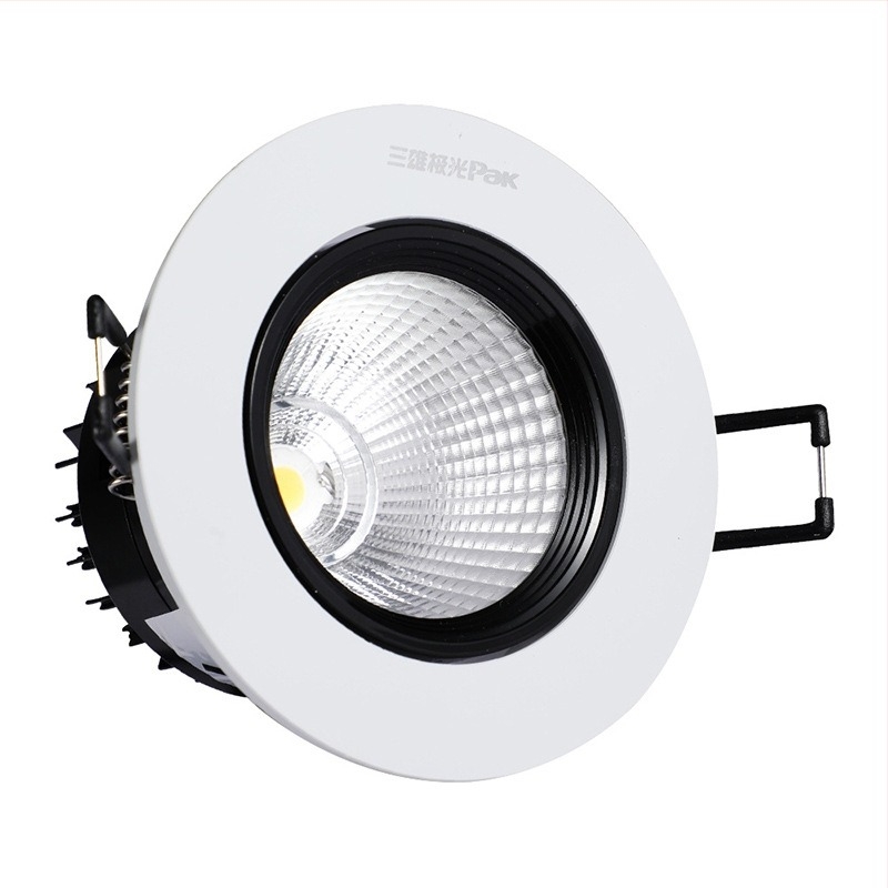 Ugrađeni COB LED spot svjetlo, aluminijska stropna svjetiljka, prilagodljiv snop, CRI 80–89, 220V, Trio Aurora