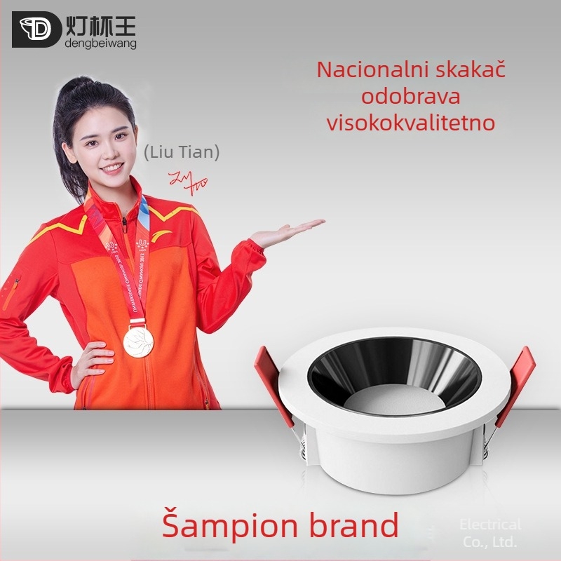 LED downlight s prilagodljivom temperaturom boje, CRI ≥ 90, 111–240V