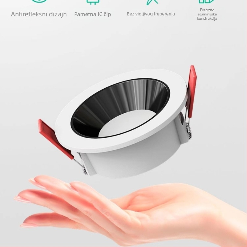 LED downlight s prilagodljivom temperaturom boje, CRI ≥ 90, 111–240V