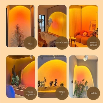 LED rasvjeta za hodnik, aluminijska legura, 220V, CRI 80–89, moderan minimalistički stil