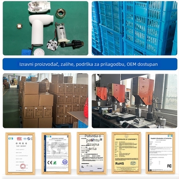 Mini masažer fascije za opuštanje mišića, s 4 glavе masiranja, ugrađena baterija 1000–1200 mAh, radno vrijeme 1–3 sata, buka ispod 36 dB, 5 brzina