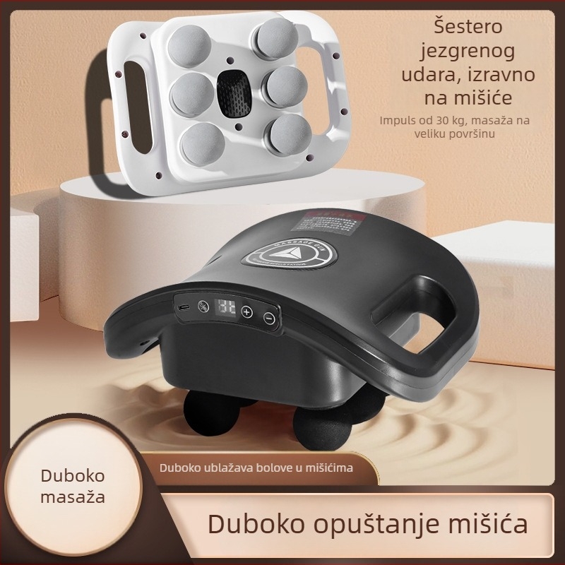 Šest glavnih masažer s LCD zaslonom, četkasti motor, 5. brzina, ugrađena baterija 2000–4000 mAh
