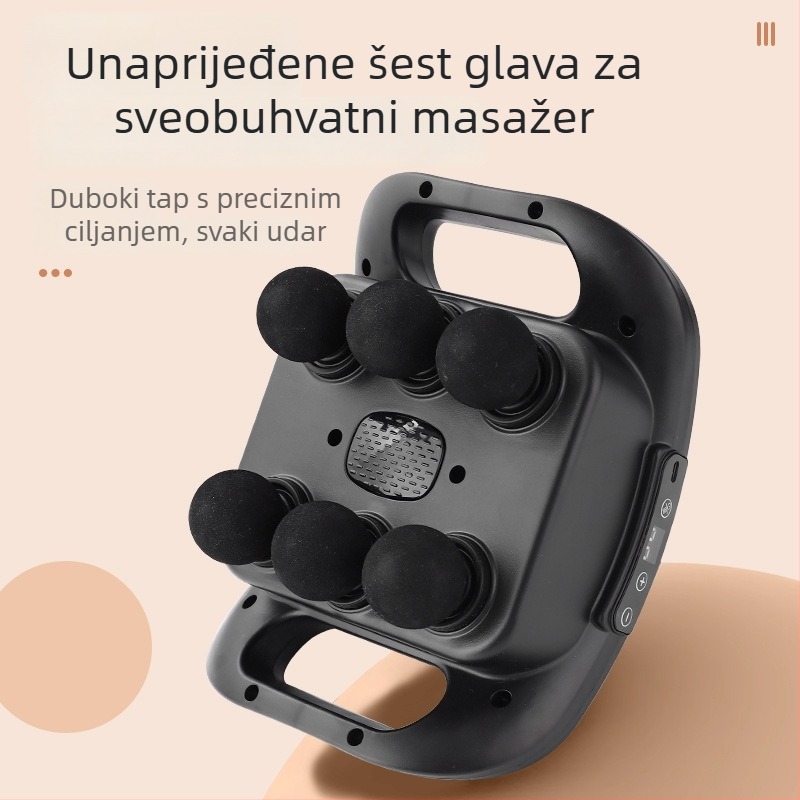 Šest glavnih masažer s LCD zaslonom, četkasti motor, 5. brzina, ugrađena baterija 2000–4000 mAh