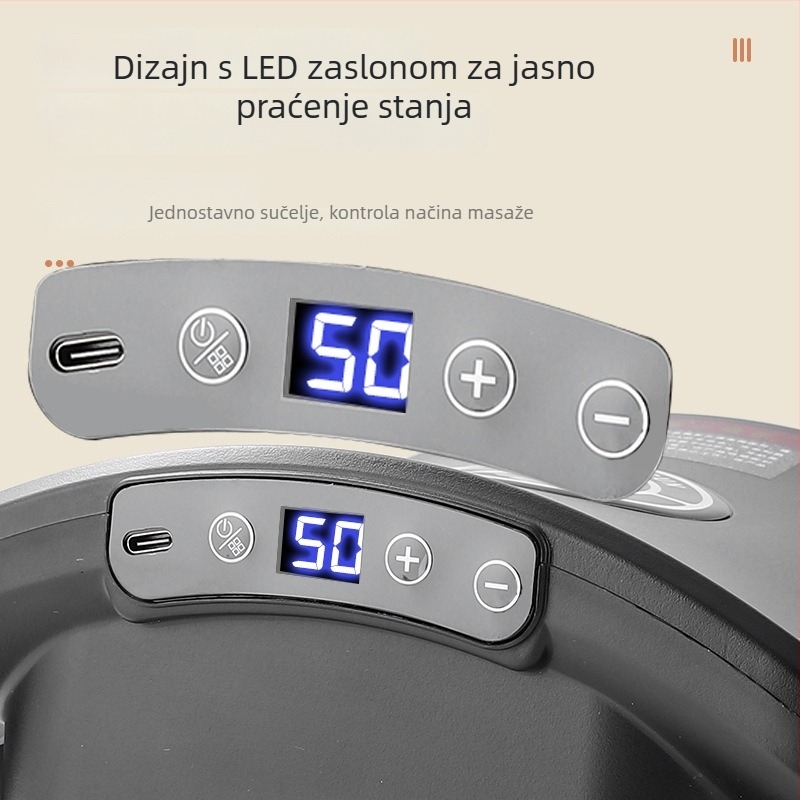 Šest glavnih masažer s LCD zaslonom, četkasti motor, 5. brzina, ugrađena baterija 2000–4000 mAh