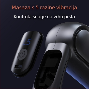 Profesionalni punjivi fascia masazer – Višestruko podešavanje, 5. brzina ili više, 1 glava za masažu, Ugrađena baterija, Trajanje 1–3 h
