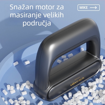 Profesionalni punjivi fascia masazer – Višestruko podešavanje, 5. brzina ili više, 1 glava za masažu, Ugrađena baterija, Trajanje 1–3 h