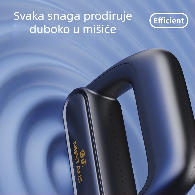 Profesionalni punjivi fascia masazer – Višestruko podešavanje, 5. brzina ili više, 1 glava za masažu, Ugrađena baterija, Trajanje 1–3 h