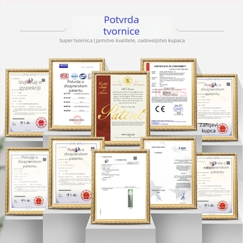 Masazer fascia za kućnu upotrebu s motorom s četkicama, LCD zaslon, 4 nastavka za masažu, ugrađena baterija 1000–1200 mAh, trajanje baterije 1–3 sata