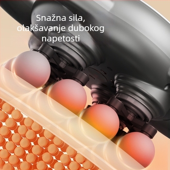 Mišićni masažni uređaj za fasciju s 6+ glavama, četkasti motor, višestruko podešavanje brzine, buka 36–45 dB, bez ugrađene baterije