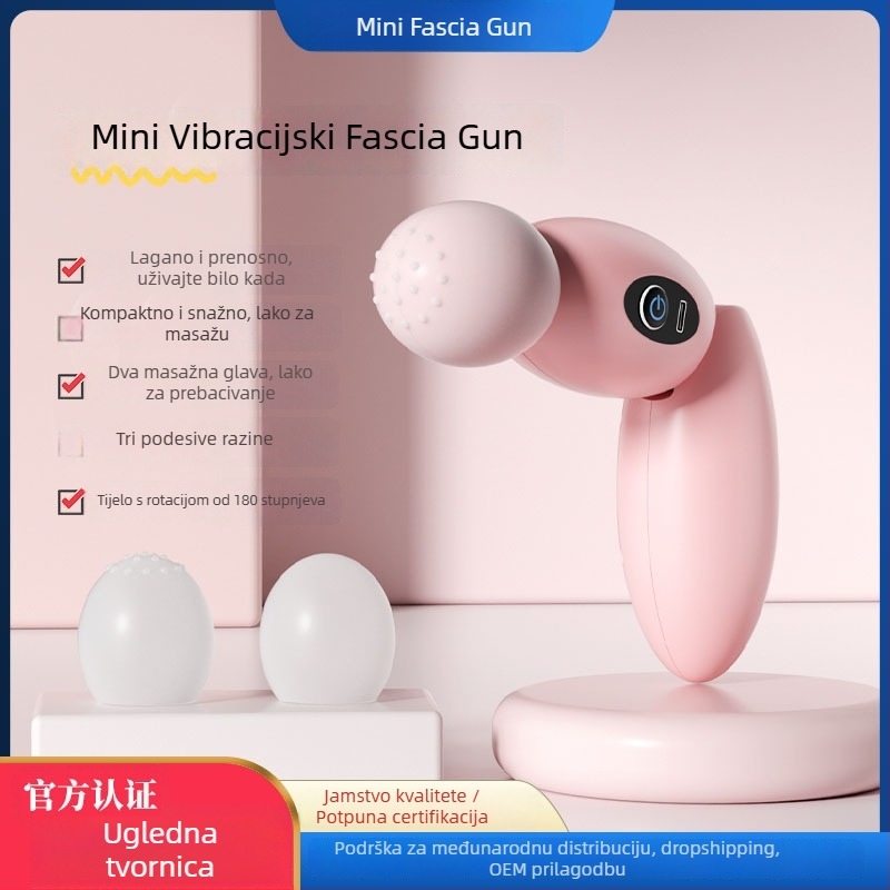 Fascia masažer – Tiho USB napajanje, Model 022, Dva masažna kontakti, Za vrat, Struk, Bokove, Noge i leđa