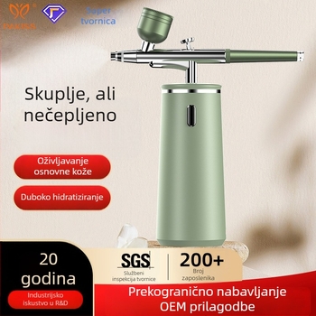 Ručni uređaj za infuziju kisika u lice — bez igle, sprej visokog tlaka nano hidratacije, model QZYY-02, prijenosno, IPX5 vodootporno