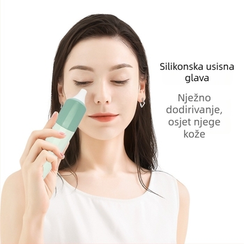 Električni vizualno vođeni alat za uklanjanje crnih glava i čišćenje pora s kamerom, model ZM2022, 2 brzine, kontrola ulja, kućište ABS+PC+silika gel