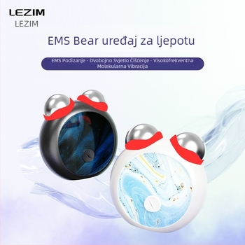 EMS mikrostrujni masažer za lice s dvostrukim valjkom za podizanje i učvršćivanje, prijenosni uređaj za pomlađivanje kože, ugrađena baterija 300–500 mAh, IPX3
