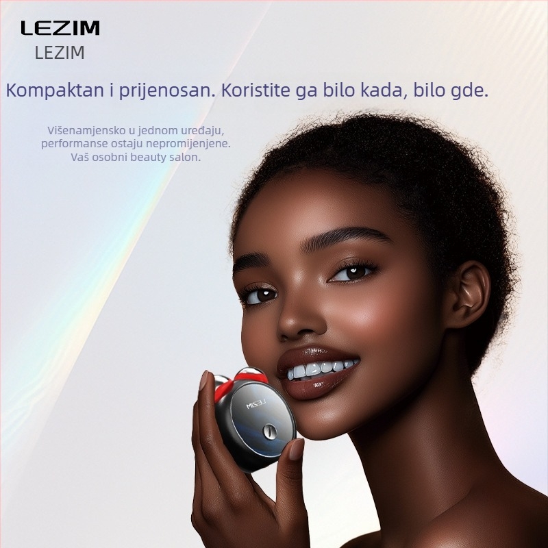 EMS mikrostrujni masažer za lice s dvostrukim valjkom za podizanje i učvršćivanje, prijenosni uređaj za pomlađivanje kože, ugrađena baterija 300–500 mAh, IPX3