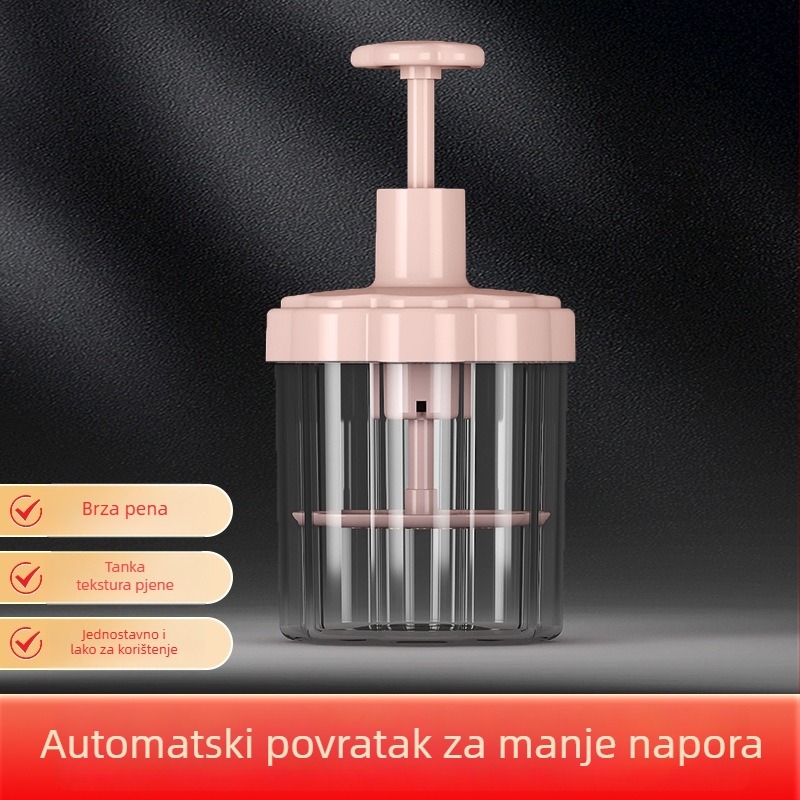 3-u-1 pjena boca za lice i šampon – plastična, Cui Da, pogodna kao dar, bez logotipa