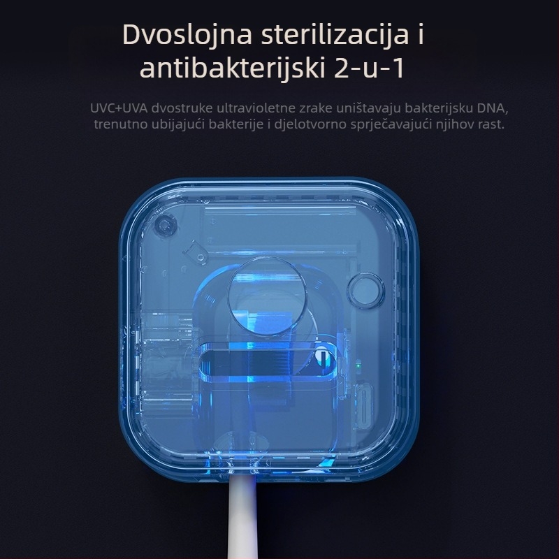 Inteligentna kutija za dezinfekciju četkice za zube s ugrađenom baterijom, indukcijsko uključivanje, UV dezinfekcija 180 sekundi, model JY-YS08