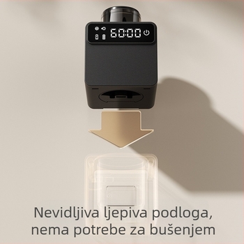 RA-616 Sterilizirani držač četkica za zube s UV dezinfekcijom, USB napajanjem, dodirnim upravljanjem, montaža bez bušenja samoljepljivom pločom