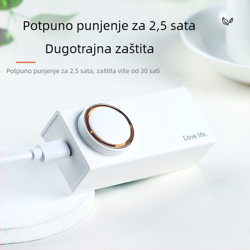 Prijenosni USB pročišćivač zraka s aktivnim ugljenom i ozonom za kućno dezodoriranje i sterilizaciju; niski buka ispod 36 dB; protok zraka 50 m³/h; pogodan za prostore do 10 m²