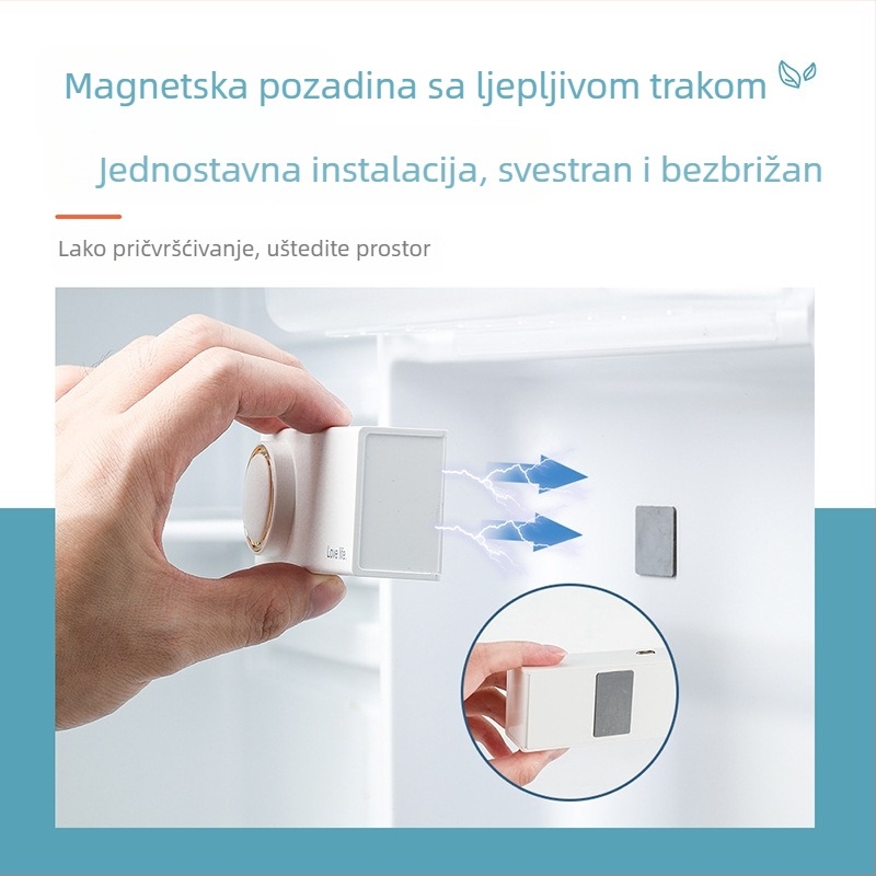 Prijenosni USB pročišćivač zraka s aktivnim ugljenom i ozonom za kućno dezodoriranje i sterilizaciju; niski buka ispod 36 dB; protok zraka 50 m³/h; pogodan za prostore do 10 m²