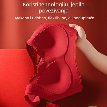 Sutien bez žice, u stilu majice-vest, s punim košaricama i tanko oblikovanim košaricama, najlon tkanina, podstava 70–80%