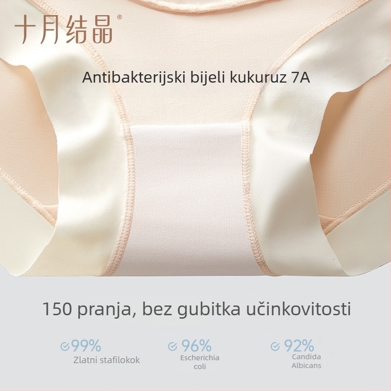 Trudničke gaćice s visokim strukom za proljeće-ljeto, lagane i prozračne; tkanina Regenerated cellulose fiber; podstava od 100% pamuka