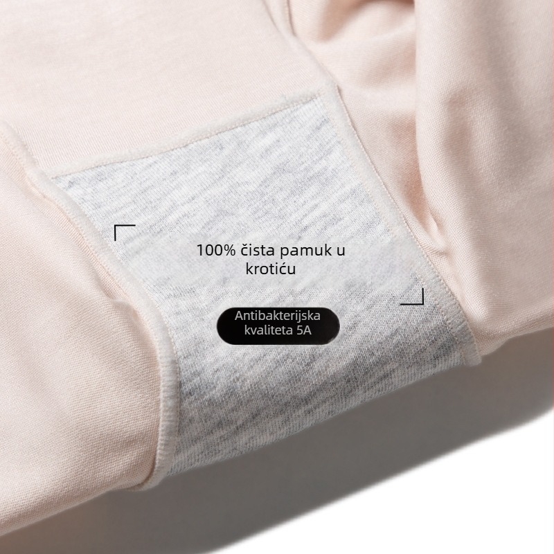 Trudničko donje rublje, modalno-bavlna smjesa (80-90% modal), 100% pamuk uložak, antibakterijsko, podrška trbuhu