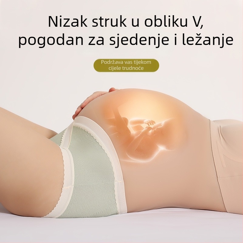 Trudničko donje rublje – pamuk, bezšivno, niski struk, prozračno, podstava prepona 100% pamuka