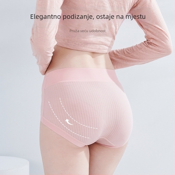 Trudničke gaćice od modalnog materijala, s pamukom između prepona, podrška trbuhu, niski struk