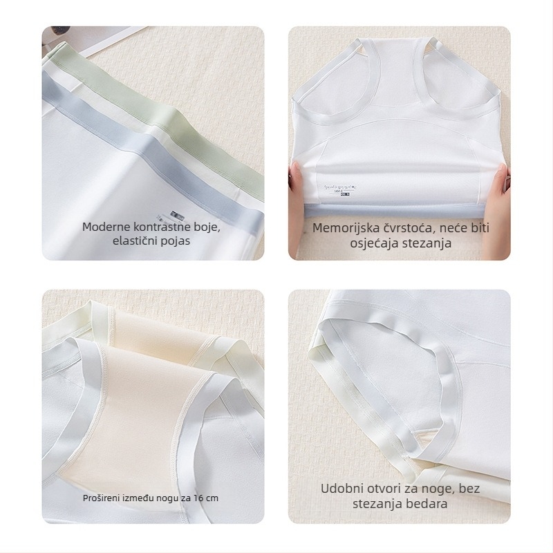 Donje rublje za trudnice, visok struk, podrška za trbuh, pamuk 80–90%, podstava prepona 95–100% pamuka