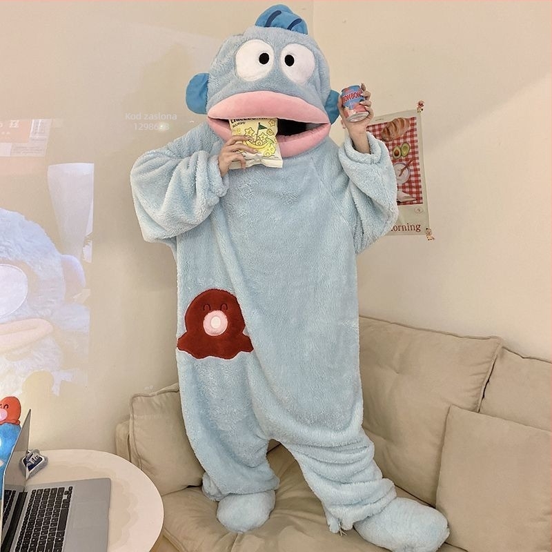 Jednodelne pidžame od tkanog pamuka sa stojećim ovratnikom, izuzetno debela, dugi rukavi