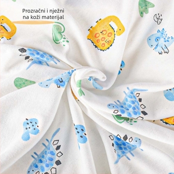 Dječji jastuk od memorijske pjene za oblikovanje glave, ovalno jezgro, navlaka od 100% pamuka, pogodan za bebe — saien